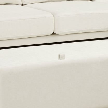 124.8 Shaped Sofa Convertible Sofa Bed Pull ut SofOa Sleeper