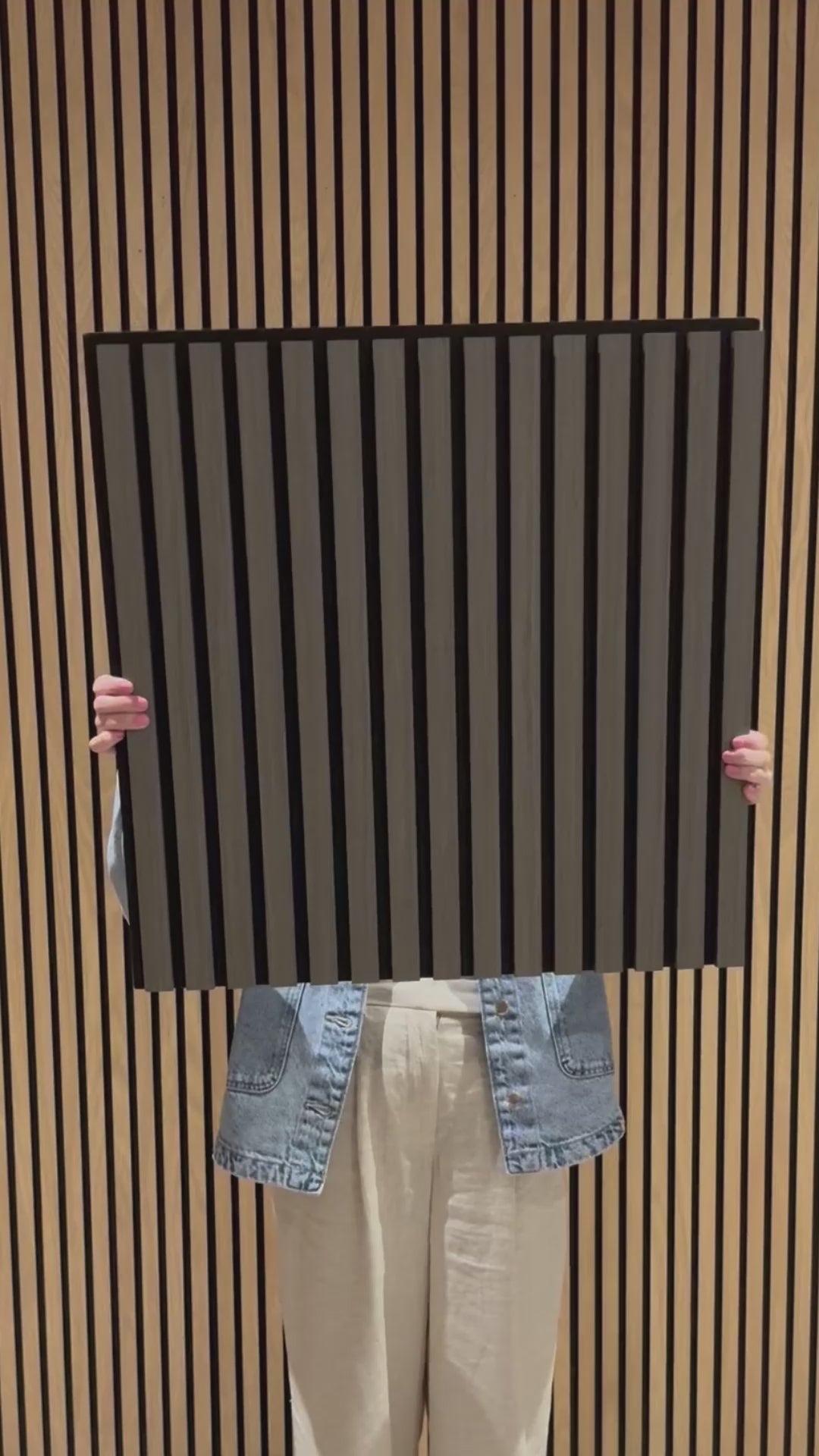 Black Oak Acoustic Wall Panels (2 Pack)