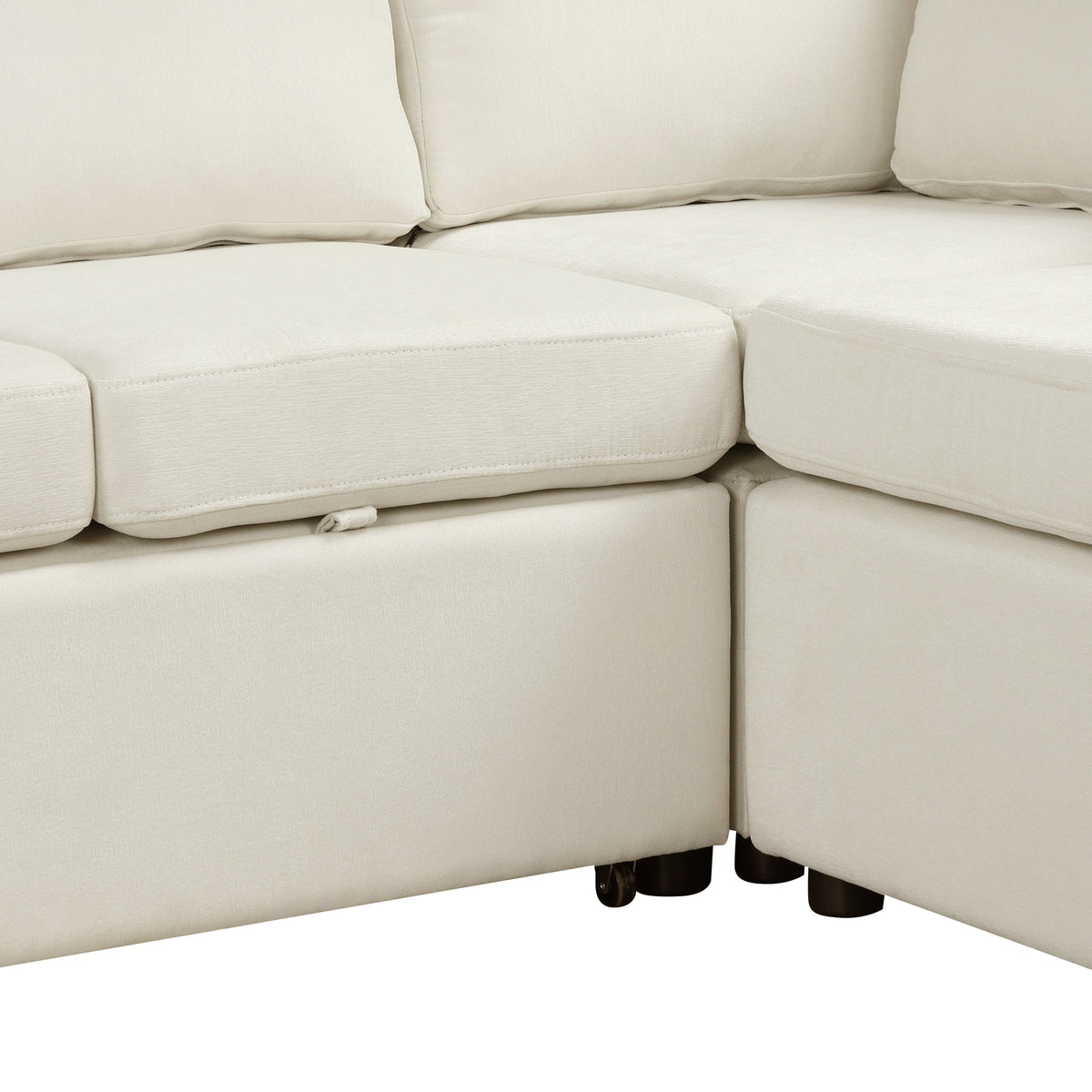 124.8 Shaped Sofa Convertible Sofa Bed Pull ut SofOa Sleeper