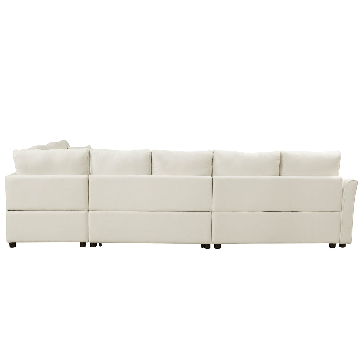 124.8 Shaped Sofa Convertible Sofa Bed Pull ut SofOa Sleeper