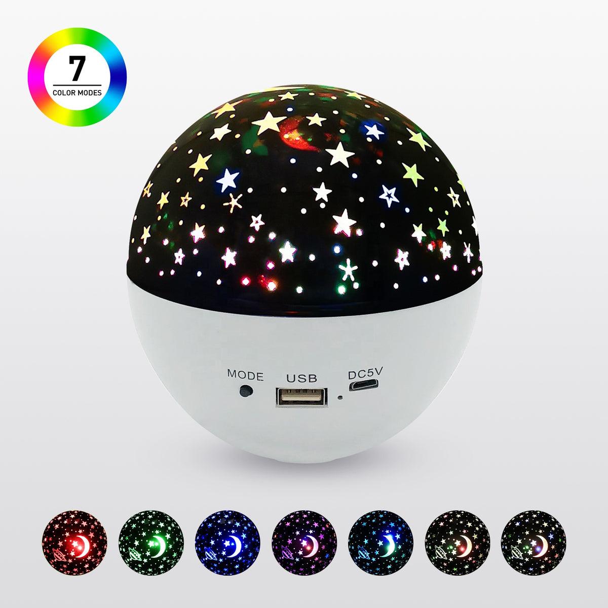 Night Light Projector for Kid Starry Lights LED Projector Star Moon Sky Ba