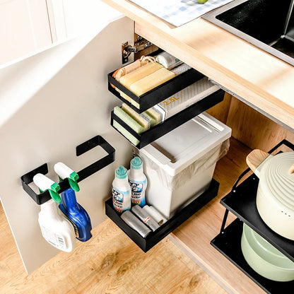 Low MOQ Home Kitchen Storage Shelf Sliding Out Pantry Organization