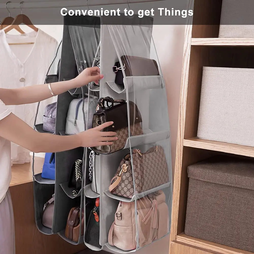 Handbag Organizer Door Wall ag HanClear Sundry Shoe Bag With Hanger Pouch