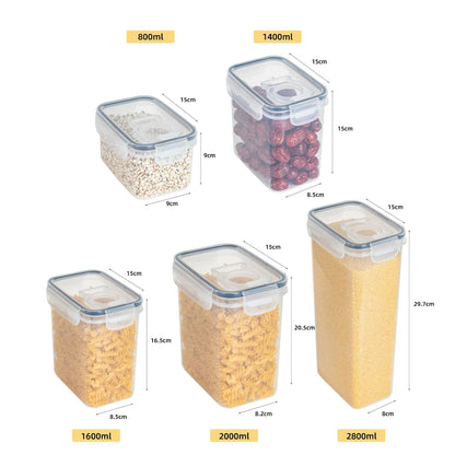 Cereal Containers Food Storage Box Kitchen Organizer