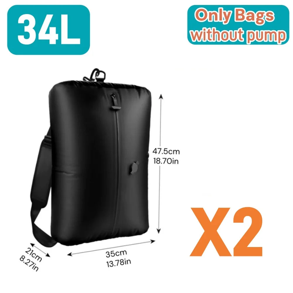 Vacuum Storage Bags, Travel Essentials Suitcases Clothes Organizer Packaging Bag
