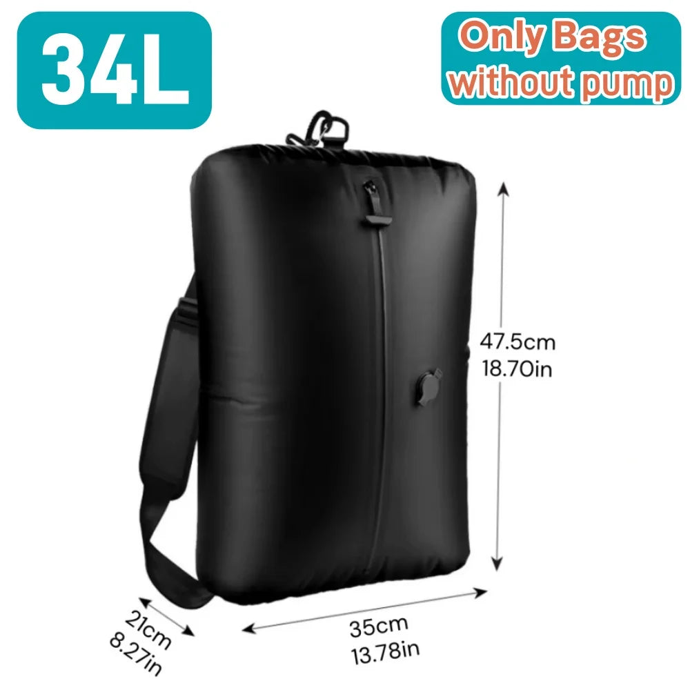 Vacuum Storage Bags, Travel Essentials Suitcases Clothes Organizer Packaging Bag