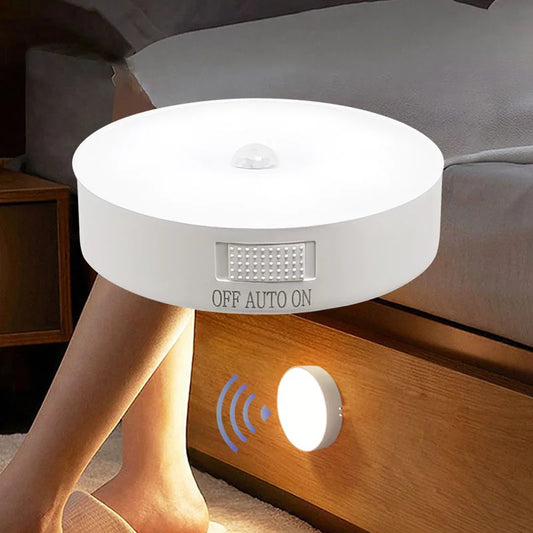 Motion Sensor Light USB Rechargeable Night Light LED Lamp