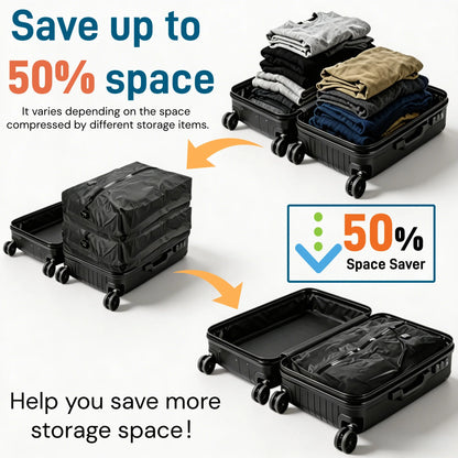 Vacuum Storage Bags, Travel Essentials Suitcases Clothes Organizer Packaging Bag