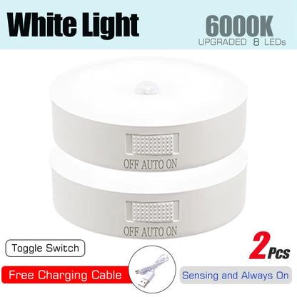 Motion Sensor Light USB Rechargeable Night Light LED Lamp