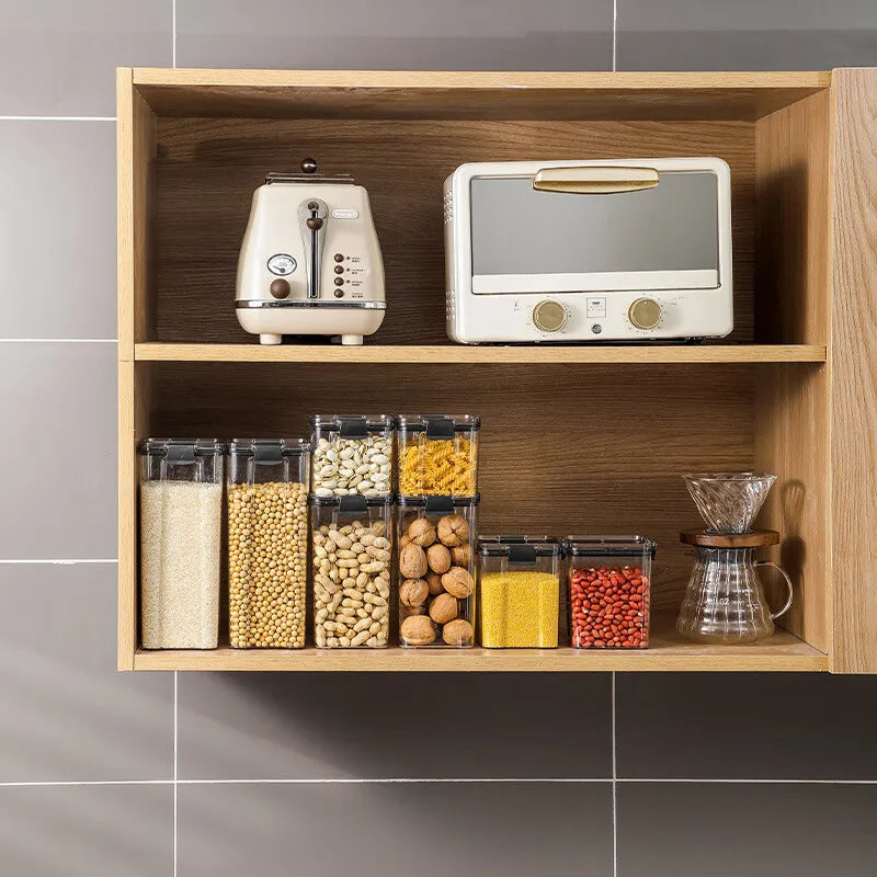 Plastic Kitchen and Pantry Organization Canisters