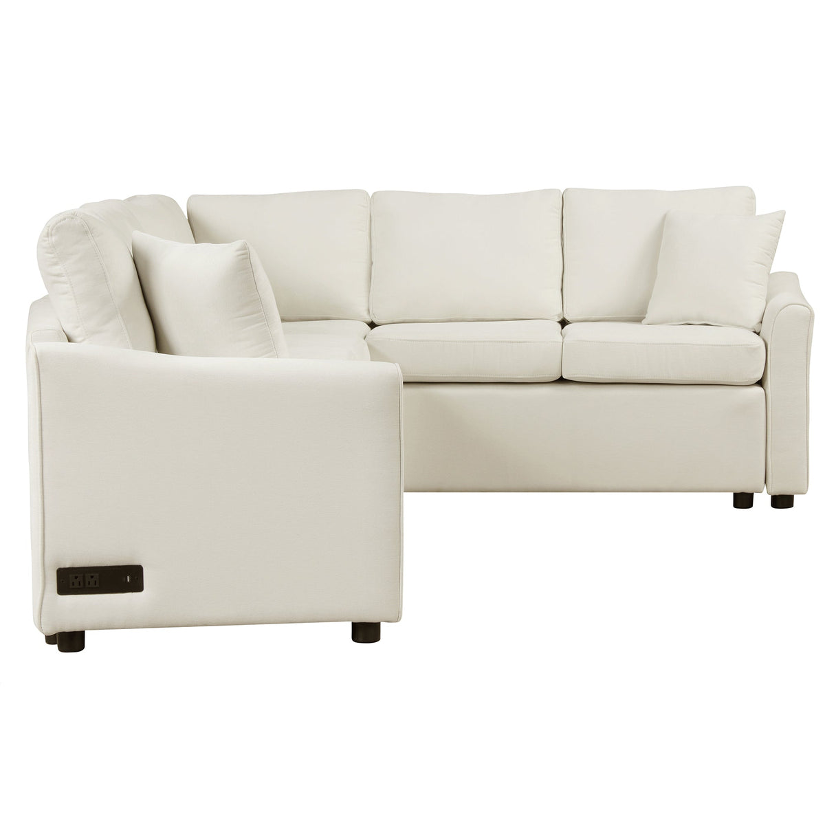 124.8 Shaped Sofa Convertible Sofa Bed Pull ut SofOa Sleeper