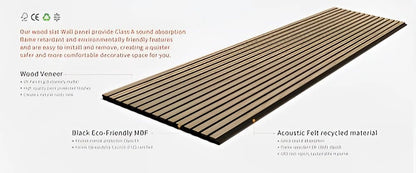 Walnut Acoustic Wall Panels (3 Pack)